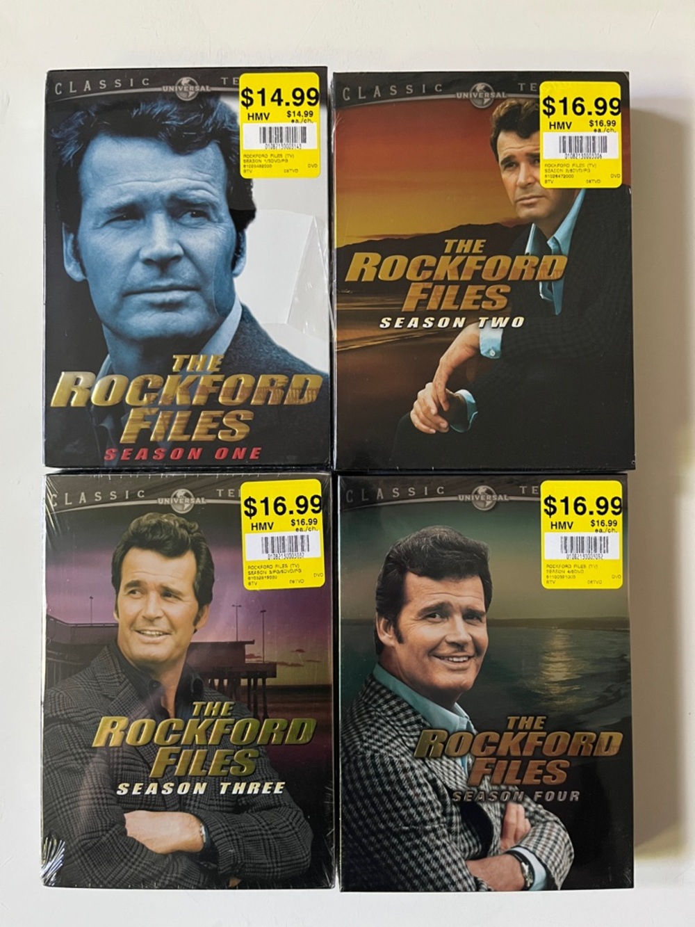 The Rockford Files DVD Seasons 1-4 Box Set - Brand New *Sealed*